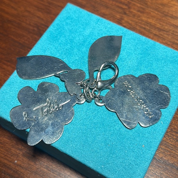 Vintage Nordstrom R Toledo Pop Art Flower Daises Bag Charm - Picture 5 of 10